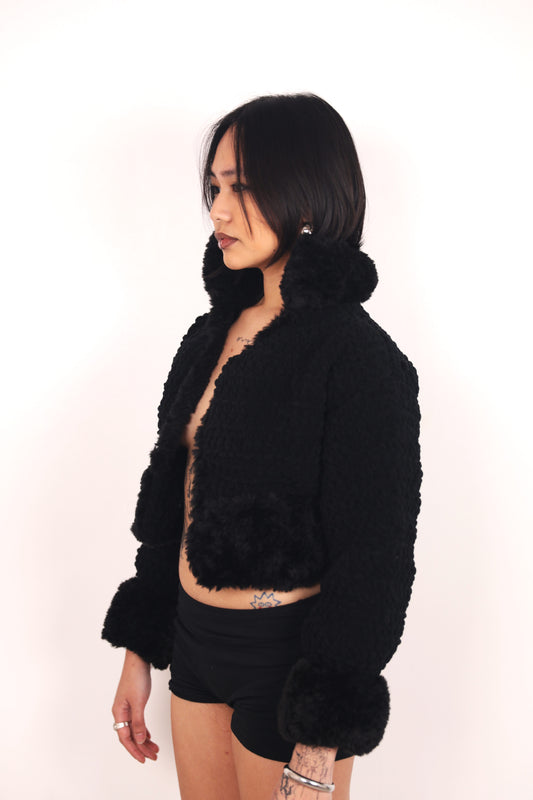 Kai Puffer Jacket - Onyx Black