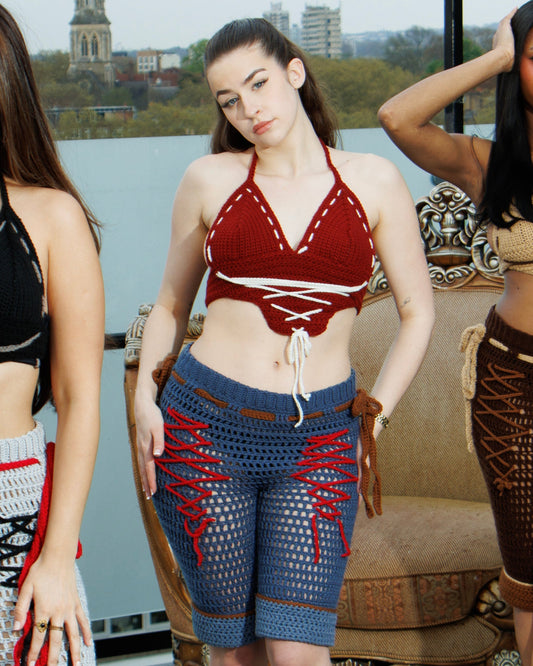 Jade Capris - Denim Blue