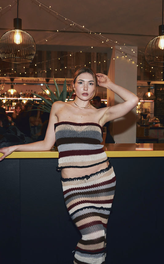Aura Striped Tube Top