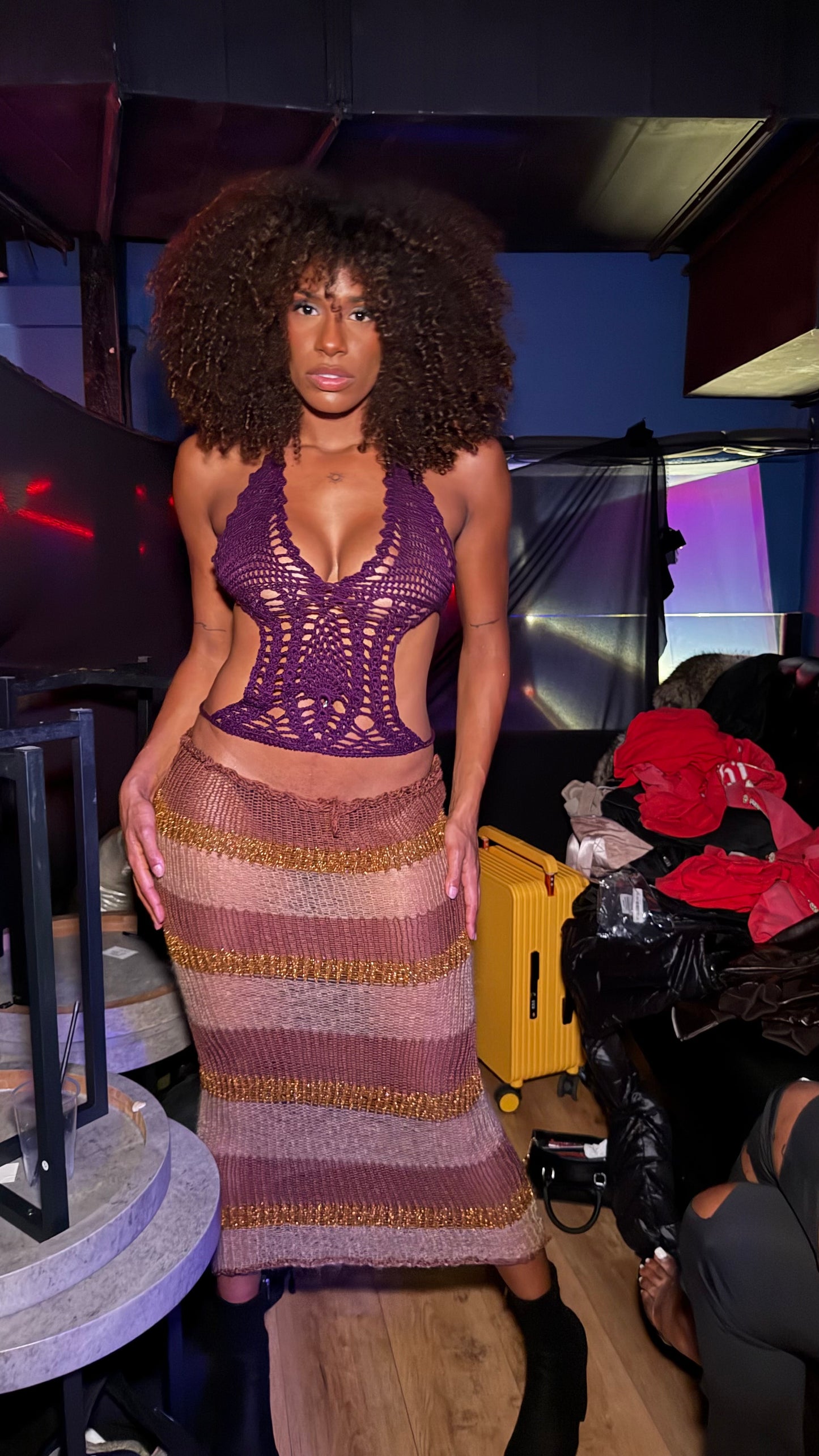 The Siren Top Violet