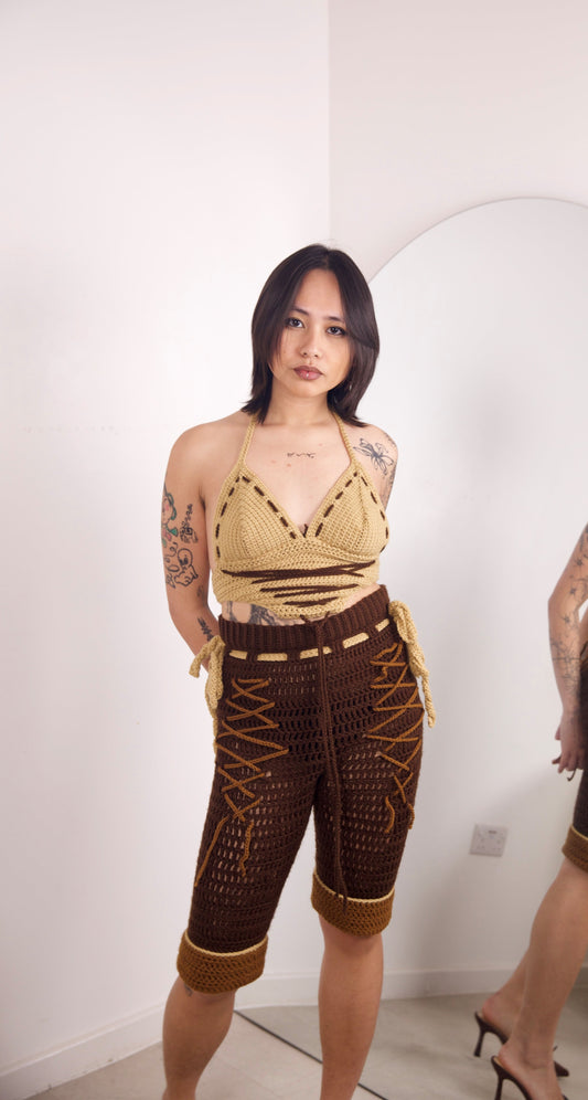 CLOE HALTER BEIGE